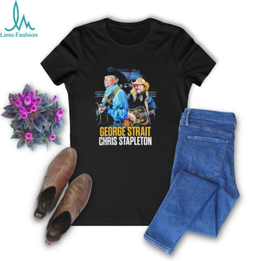 Official George Strait Chris Stapleton The Duo Country American 2025 Shirt