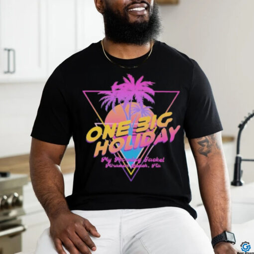 Official My Morning Jacket One Big Holiday Miramar Beach FL Neon T shirts