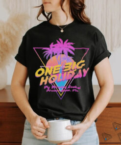 Official My Morning Jacket One Big Holiday Miramar Beach FL Neon T shirts
