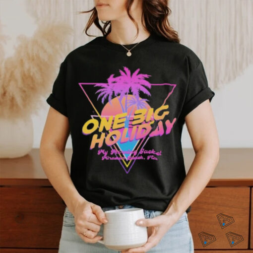 Official My Morning Jacket One Big Holiday Miramar Beach FL Neon T shirts