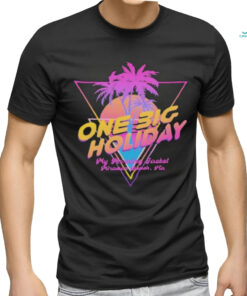 Official My Morning Jacket One Big Holiday Miramar Beach FL Neon T shirts