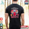Official Never underestimate a woman who understands basketball and love Houston Rockets diamond heart mascot 2025 T shirt
