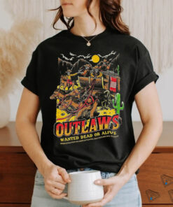 Outlaws Wanted Dead Or Alive T Shirts