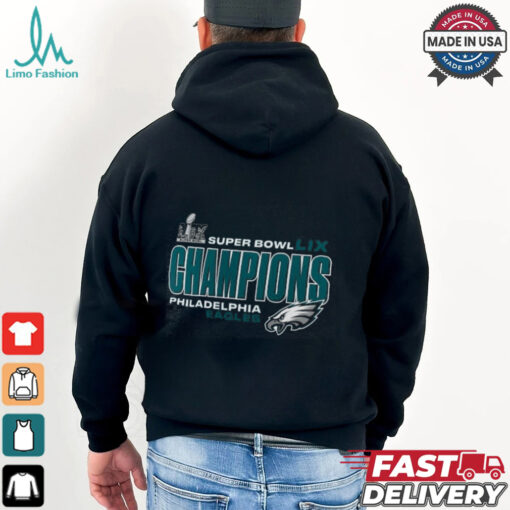 Philadelphia Eagles Fanatics Super Bowl LIX Champions Under The Lights Shirt