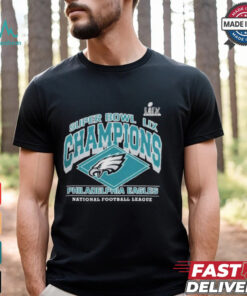 Philadelphia Eagles Super Bowl LIX Champions Historic Win Logo T Shirt