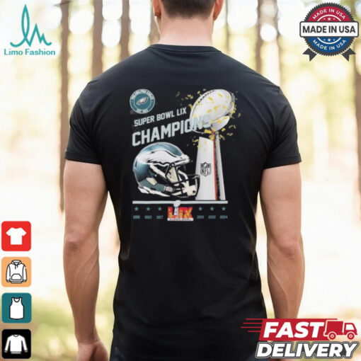 Philadelphia Eagles Super Bowl LIX Champions Trophy Shirt
