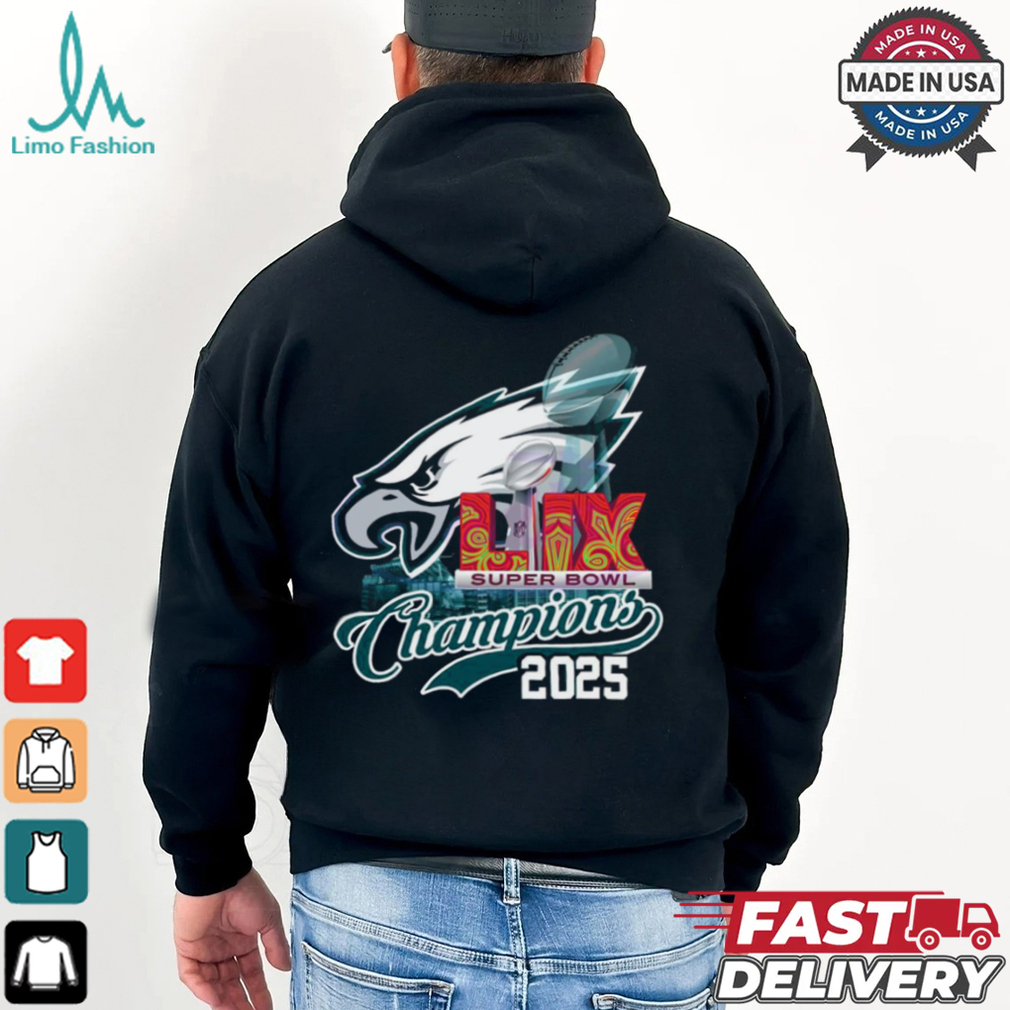 Philadelphia Eagles Super Bowl Lix Champions 2025 T Shirt Philadelphia Eagles Super Bowl Lix Champions 2025 T Shirt