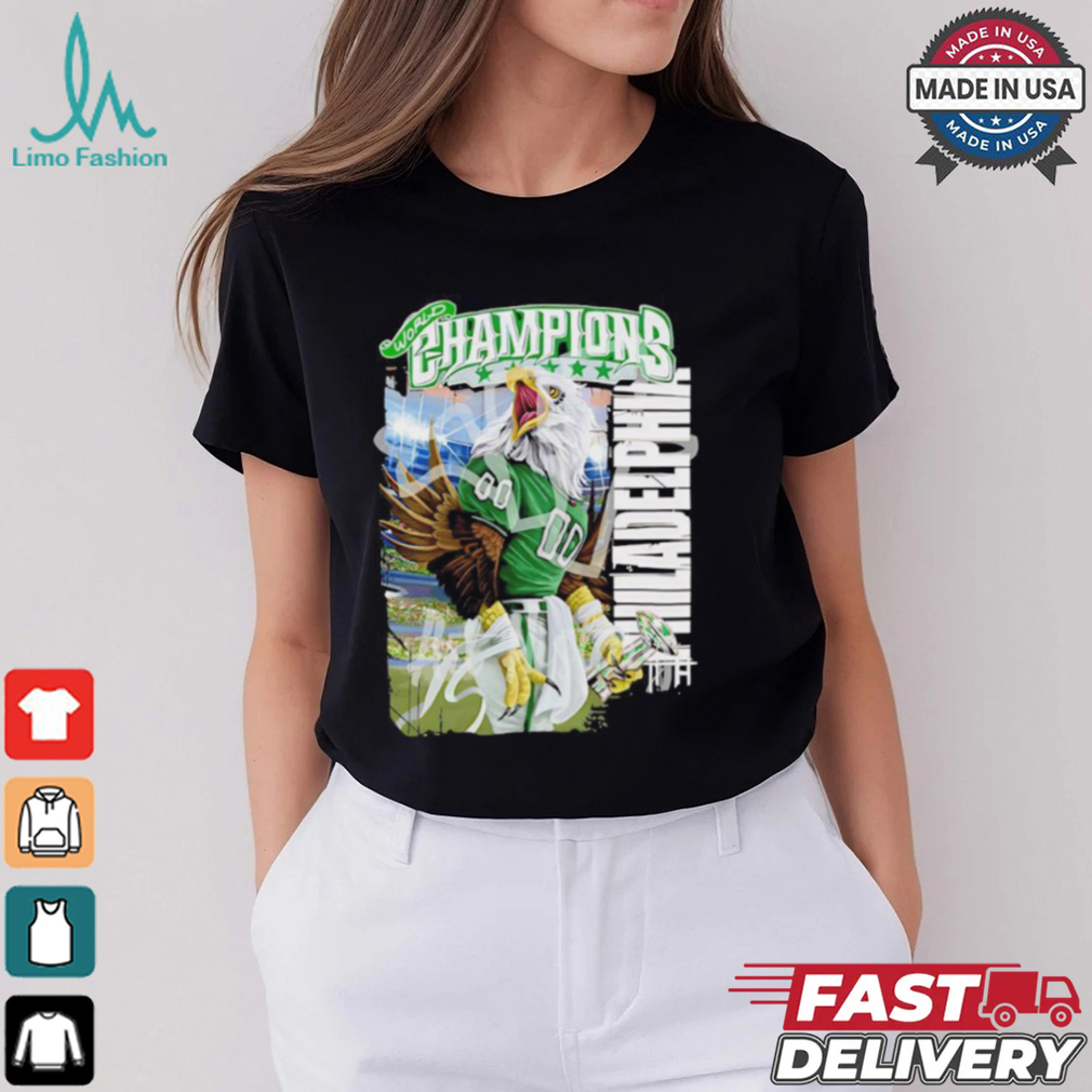 Philadelphia Eagles mascot World Champions Super Bowl 2025 shirt Philadelphia Eagles mascot World Champions Super Bowl 2025 shirt