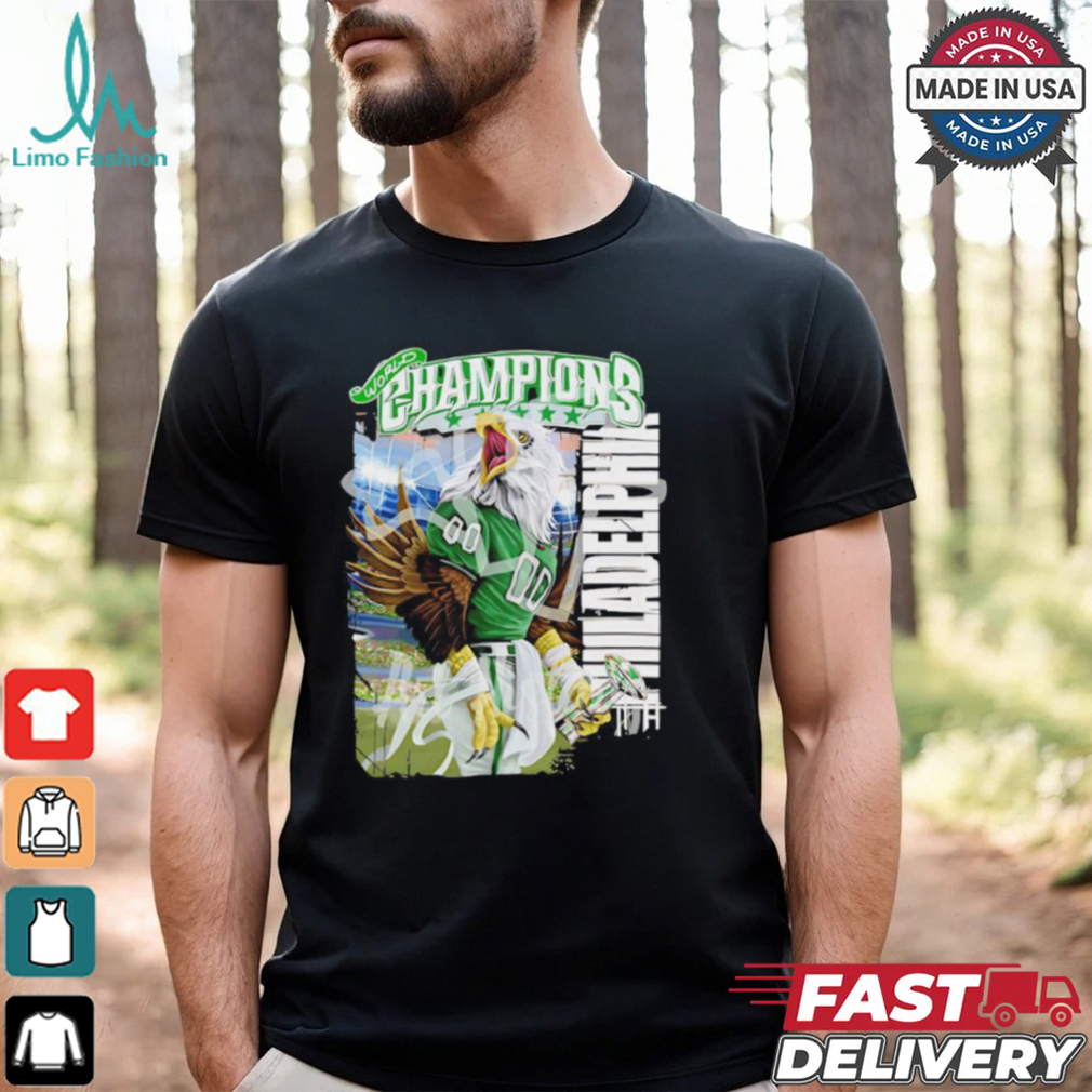 Philadelphia Eagles mascot World Champions Super Bowl 2025 shirt Philadelphia Eagles mascot World Champions Super Bowl 2025 shirt