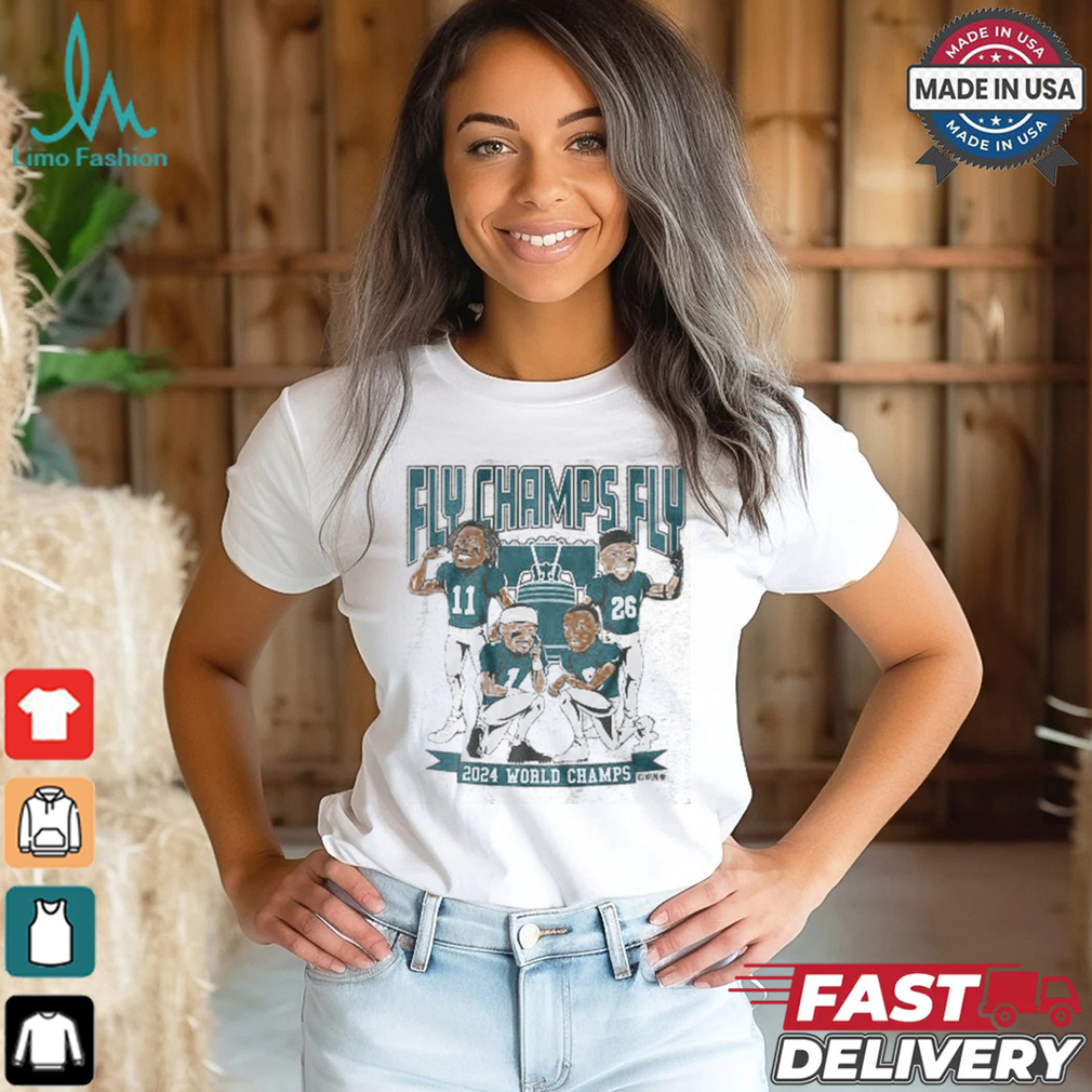 Philadelphia Football 2024 World Champions Caricatures Shirt Philadelphia Football 2024 World Champions Caricatures Shirt