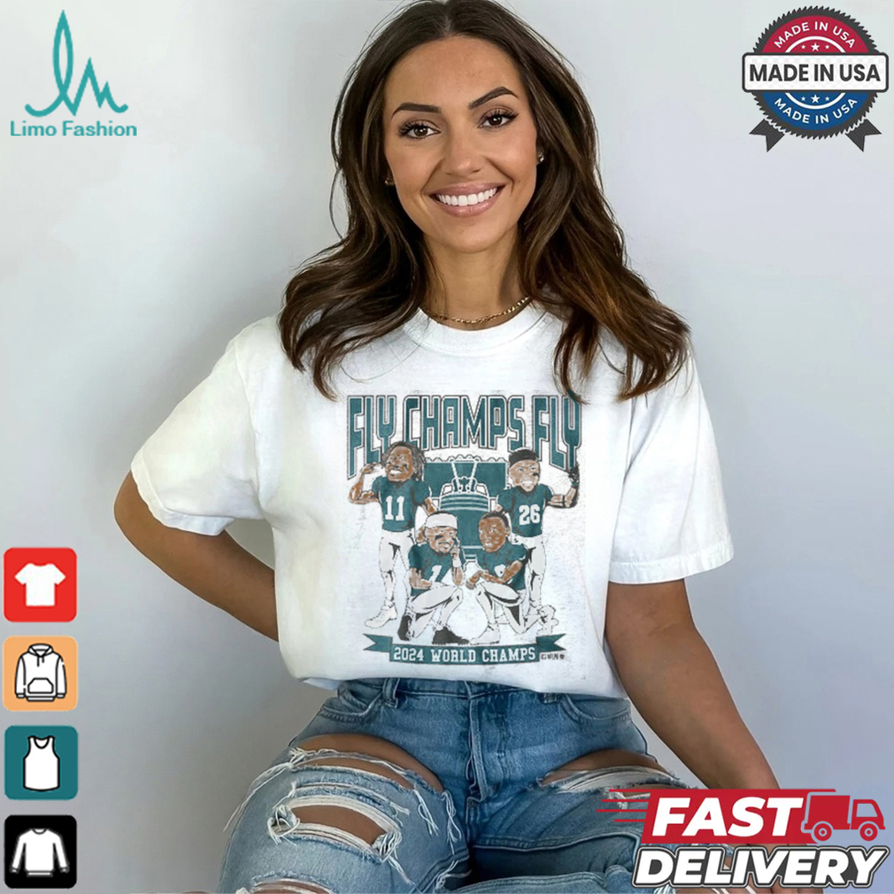 Philadelphia Football 2024 World Champions Caricatures Shirt Philadelphia Football 2024 World Champions Caricatures Shirt