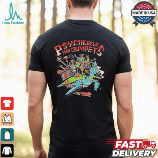 Psychedelic Porn Crumpets Australia 2025 Tour Shows Turtle Deer T shirt