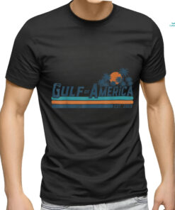 Retro Gulf Of USA America Est 2025 American Flag Gulf Mexico T Shirt