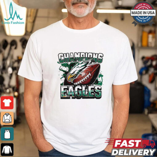 Retro Vintage Eagles Super Bowl 2025 Football T Shirt