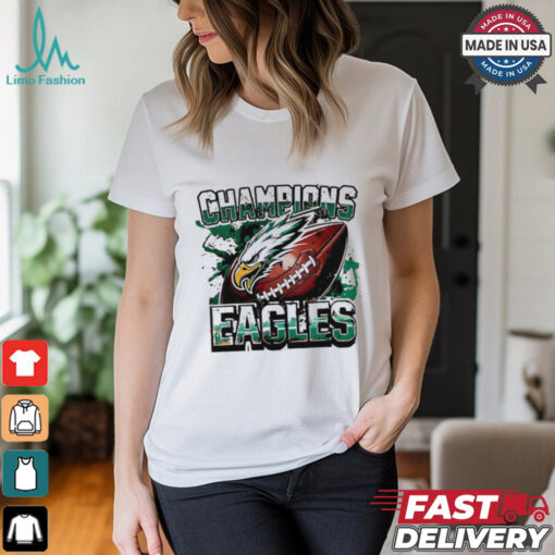 Retro Vintage Eagles Super Bowl 2025 Football T Shirt