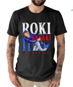 Roki Sasaki Los Angeles Dodgers player name shirt