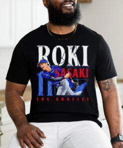 Roki Sasaki Los Angeles Dodgers player name shirt