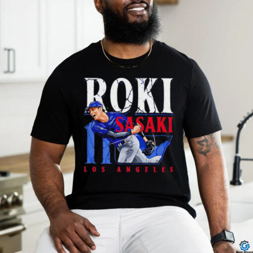 Roki Sasaki Los Angeles Dodgers player name shirt