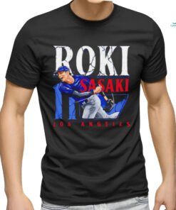 Roki Sasaki Los Angeles Dodgers player name shirt