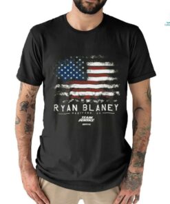 Ryan Blaney Team Penske Green Flag T Shirt