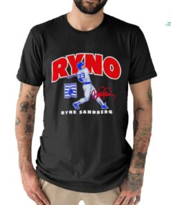 Ryne Sandberg Ryno National Baseball Hall Of Fame signature shirt