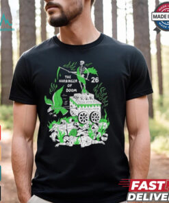 Saquon Barkley 26 Philadelphia Eagles Philly The Harbinger Of Doom Birds Skeleton T shirt