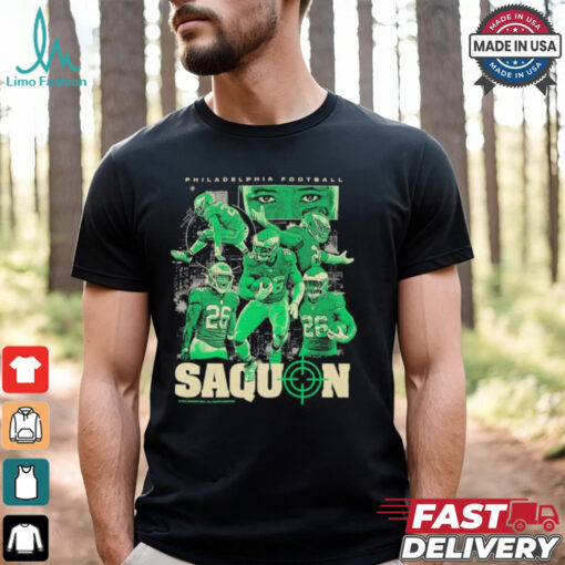 Saquon Barkley Philadelphia Eagles Philly Hunting Eyes Fly Collage T shirt
