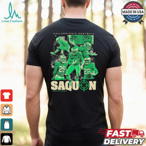 Saquon Barkley Philadelphia Eagles Philly Hunting Eyes Fly Collage T shirt