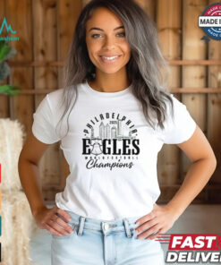 Skyline Philadelphia Eagles World Football Champions 2025 shirt