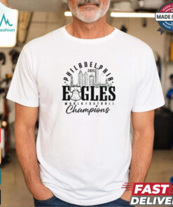 Skyline Philadelphia Eagles World Football Champions 2025 shirt