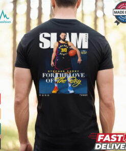 Stephen Curry For The Love Of Bay Slam 2025 Cover All star Vol 5 T shirt