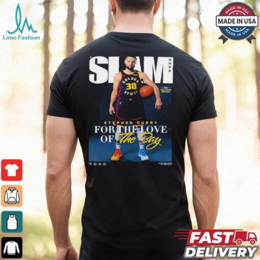 Stephen Curry For The Love Of Bay Slam 2025 Cover All star Vol 5 T shirt