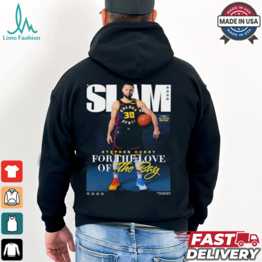 Stephen Curry For The Love Of Bay Slam 2025 Cover All star Vol 5 T shirt