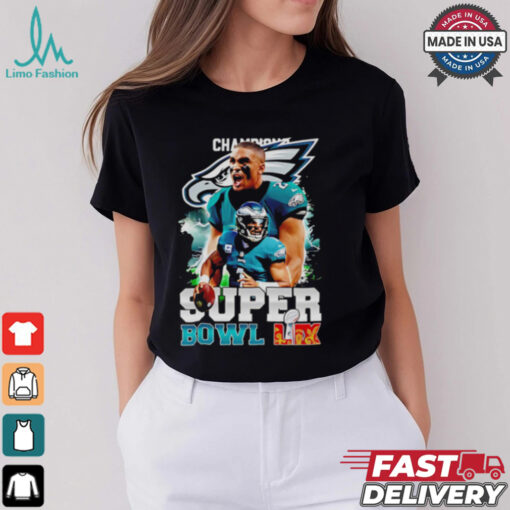 Super Bowl 2025 LIX Champions number 1 Eagles shirt