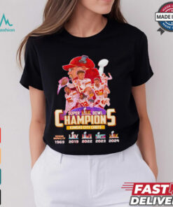 Super Bowl LIX Champions Kansas City Chiefs coach and players shirt