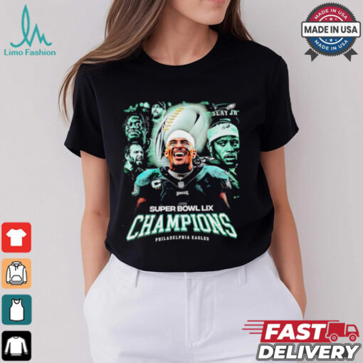 Super Bowl LIX Champions Philadelphia Eagles Jalen Hurts graphic shirt
