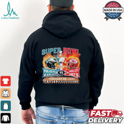 Super Bowl LIX Philadelphia Eagles VS Kansas City Chiefs February 09, 2025 Shirt