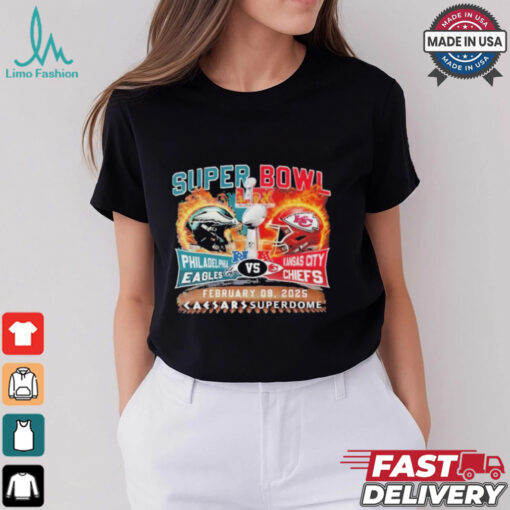 Super Bowl LIX Philadelphia Eagles VS Kansas City Chiefs February 09, 2025 Shirt