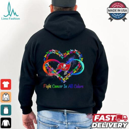 Tampa Bay Buccaneers Heart Fight Cancer in All Colors shirt