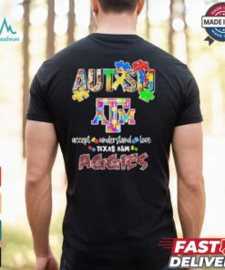 Texas A&M Aggies Autism Accept Understand Love T Shirt