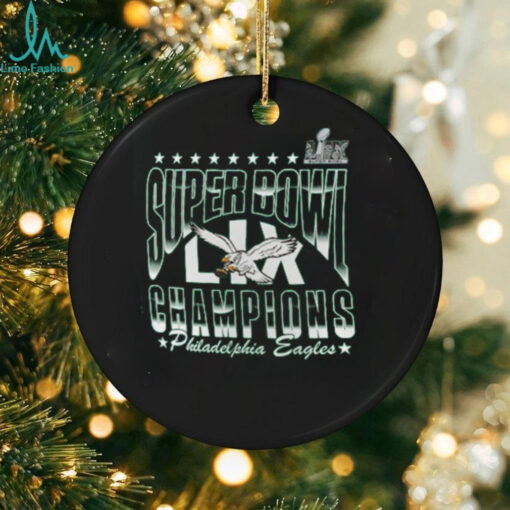 Women's Fanatics Kelly Green Philadelphia Eagles Super Bowl LIX Champions Retro Logo V Neck T Shirt