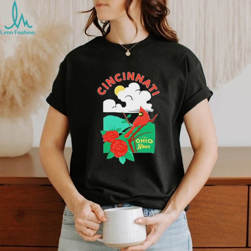 Cincinnati the Ohio river cardinal T shirt Cincinnati the Ohio river cardinal T shirt