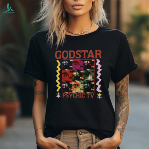Godstar PSYCHIC TV Genesis P Orridge Black T Shirt