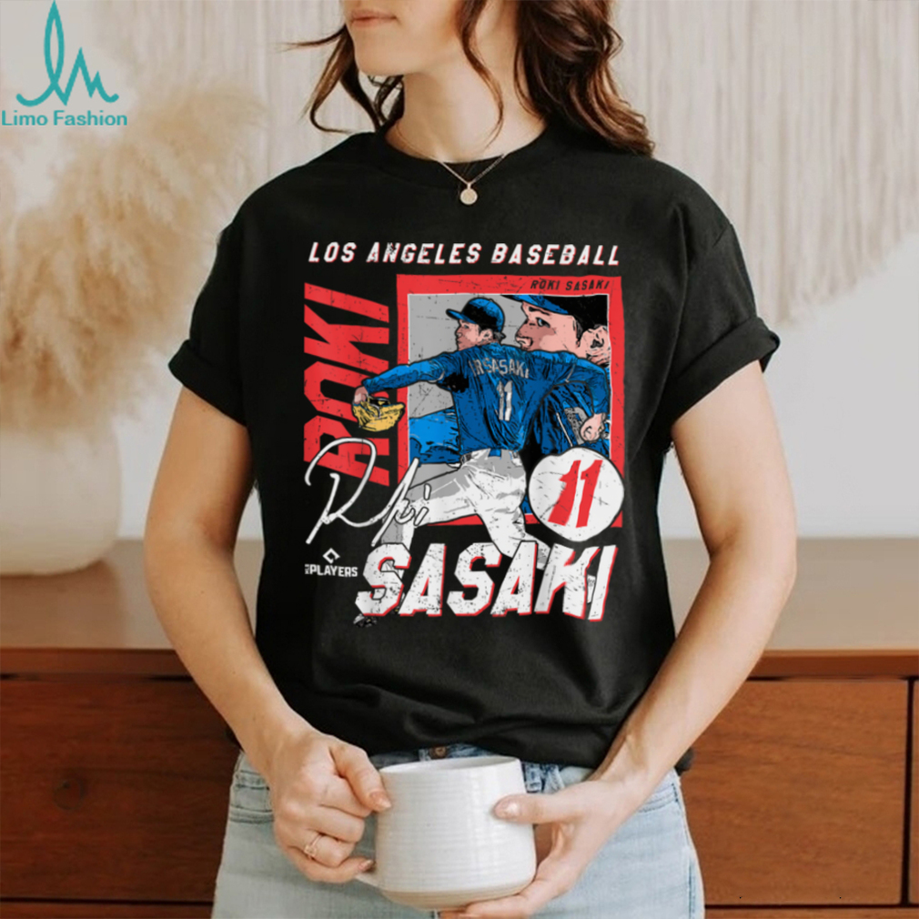 Roki Sasaki _ Los Angeles D MLB Baseball Players_ MLBROS204M T Shirt Roki Sasaki _ Los Angeles D MLB Baseball Players_ MLBROS204M T Shirt
