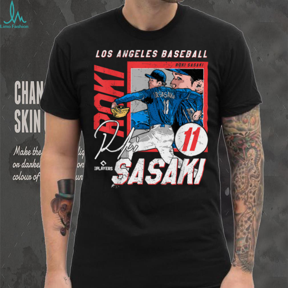 Roki Sasaki _ Los Angeles D MLB Baseball Players_ MLBROS204M T Shirt Roki Sasaki _ Los Angeles D MLB Baseball Players_ MLBROS204M T Shirt