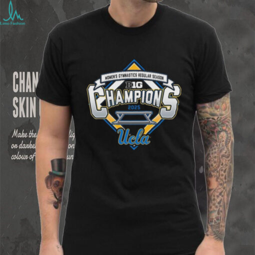 UCLA Bruins 2025 Big Ten Women’s Gymnastics Regular Season Champions Locker Room T Shirt