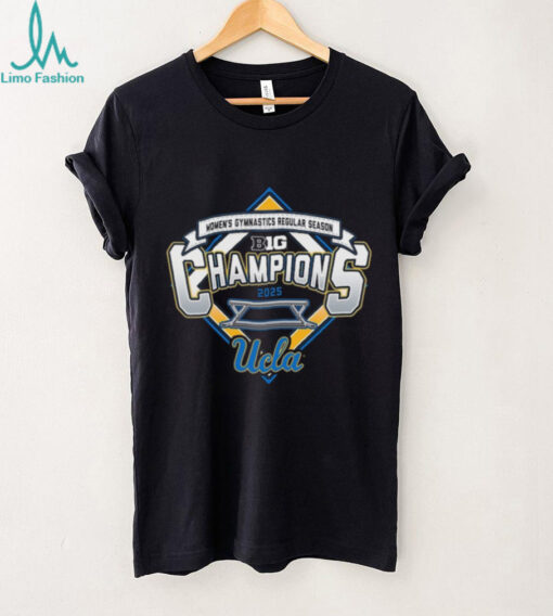 UCLA Bruins 2025 Big Ten Women’s Gymnastics Regular Season Champions Locker Room T Shirt
