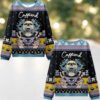 2025 Christmas Mermaid Kisses And Christmas Wishes Ugly Christmas Sweater