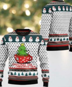 2025 Christmas Christmas Tea Christmas Tea Ugly Christmas Sweater