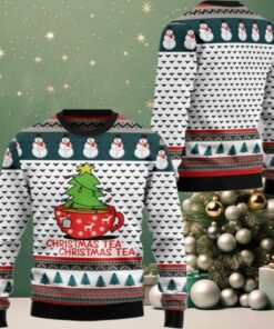 2025 Christmas Christmas Tea Christmas Tea Ugly Christmas Sweater